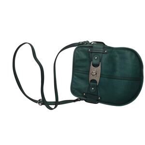 B.Makowsky Crossbody Kelly Green Butter Soft Leather Purse Bag